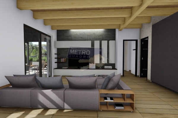 rendering salotto - UNIFAM. AUTONOMA THIENE (VI)  